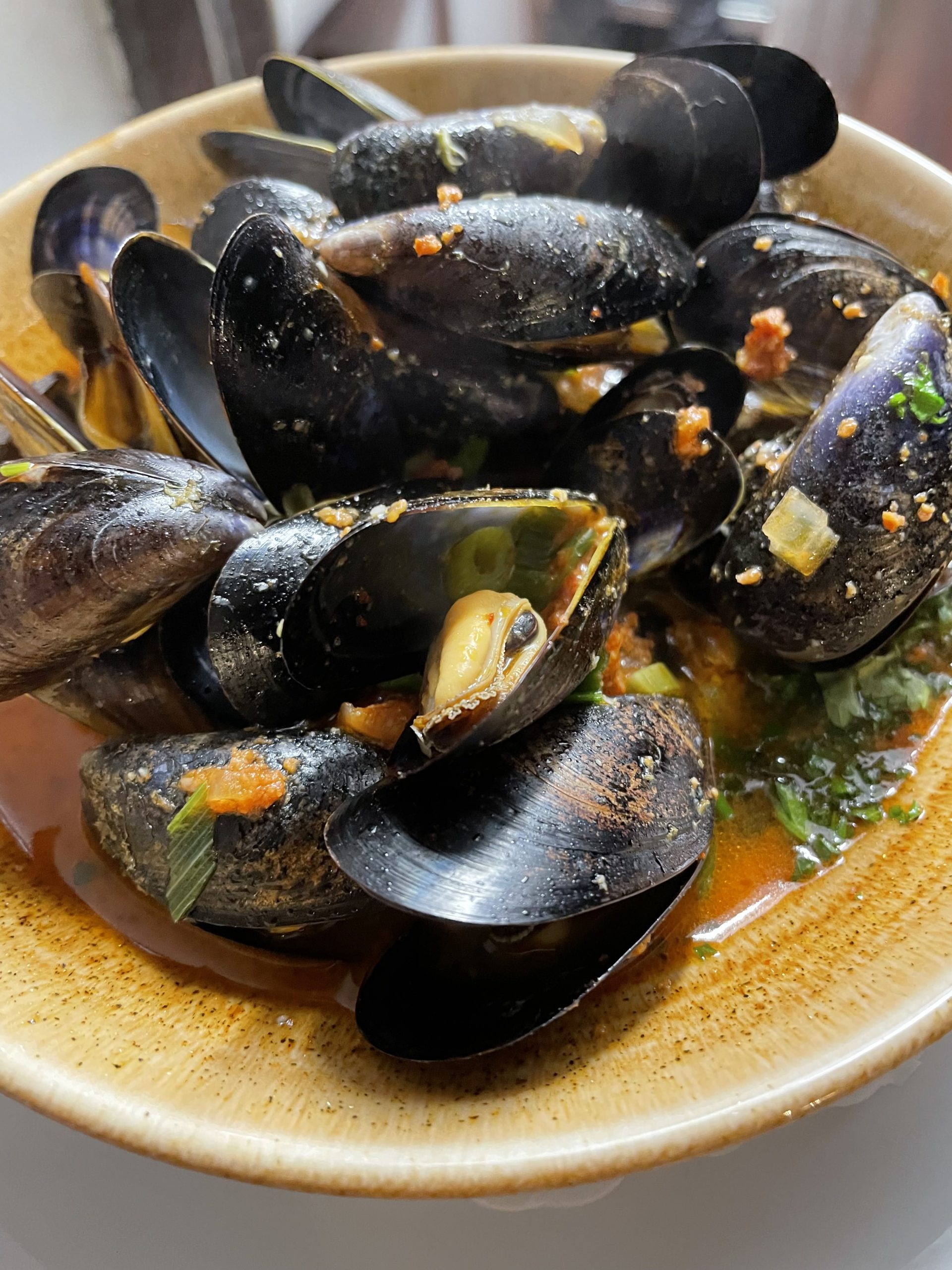 Spicy Thai Style Mussels